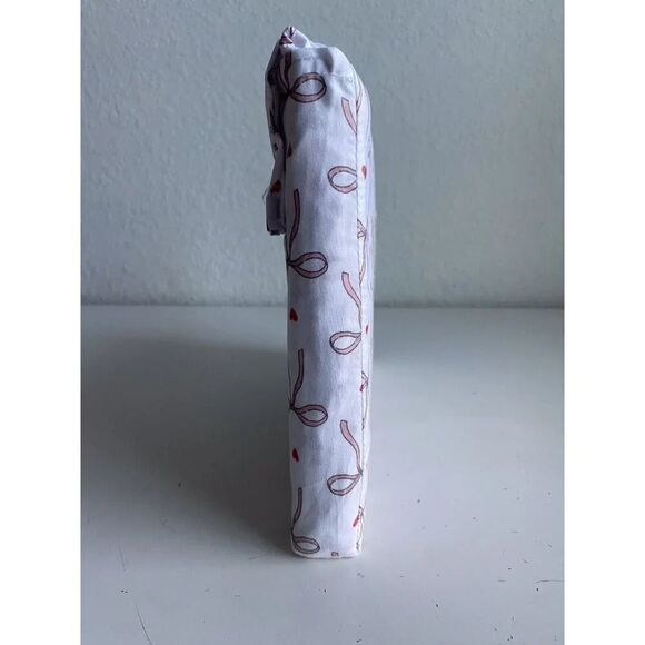 Cupcakes & Cashmere Pink Bows And Hearts TWIN SIZE Sheet Set Coquette NEW - Picture 10 of 11